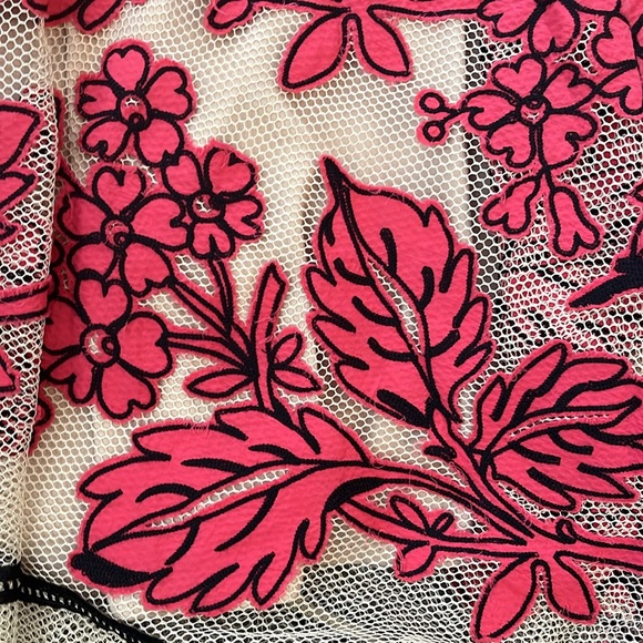 Anthropologie Eva Franco Floral Appliqué Midi Skirt - Picture 5 of 7